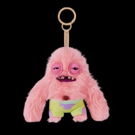 Original Fuggler SpongeBob Patrick Keychain Bag Charm for Backpack Decoration Soft Plush Doll Teeth 