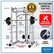 BPS Multi Function Smith Machine Pull Lat Squat Rack Chin Up Tower Station Pull Up Dip YL-D50 Master