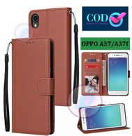 OPPO A37/A37F FLIP LEATHER CASE PREMIUM-FLIP WALLET CASE KULIT-CASING DOMPET