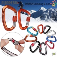 FLIPPE3U Professional Carabiner D Shape 12/25KN Accessories Security Master Lock