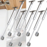 4pcs 8inch, 10inch Cabinet Gas Lift Support Hydraulic Pneumatic Springs Strut Hinge, Silver Color, 1