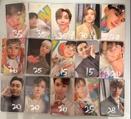 Seventeen_Face the sun小卡｜S.coups jeonghan Joshua Jun Hoshi Woozi the8 seungkwan Vernon