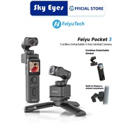 【Free Gift】Feiyu Pocket 3 Action Camera 3-Axis 4K Magnetic Gimbal Camera for YouTube Tiktok Vlog Rec