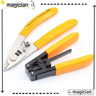 MAG Cable Pliers, Stainless Steel Orange Wire Stripper Set, Adjustable Crimping Tool Cable