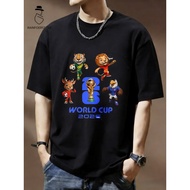 World Cup 2026 Mascots| Y2K FIFA World Cup 2026 Graphic Tee Trendy Style TshirtS-5XL
