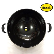 Black wok Yamata black non-stick frying pan 40-45cm