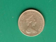 （大橋小舖）1980年香港殖民時期壹圓港幣 / 女王頭像絕版幣 / 品相如圖