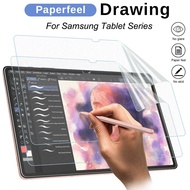 Tablet Paper Feel Screen Protector For Samsung Galaxy Tab S7 Tab S8 Tab S9 Tab A9+ 11.0 inches inch Painting Write Matte PET Film