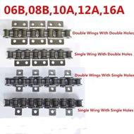 06B,08B,1.5M Length High Quality Drive Roller Chain Machine Transmission Conveyor Chain With Single 