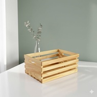 PINE WOOD ORGANIZER BOX STORAGE BOX