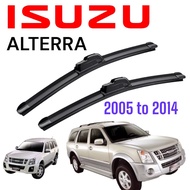 isuzu alterra wiper blades banana type 2005 2006 2007 2008 2009 2010 2011 2012 2013 2014 model