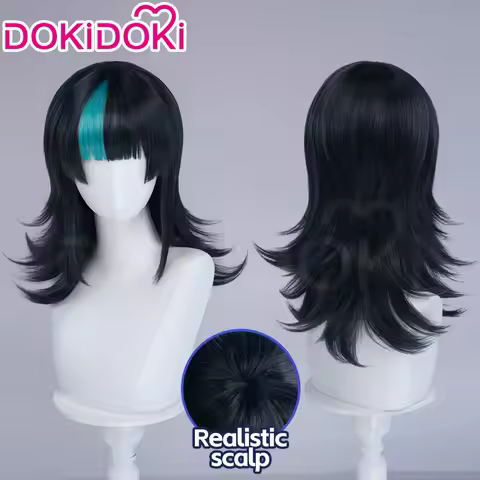 Kirara Hoshi Wig Costume Anime DokiDoki Kirara Cosplay 45cm Wig High Heat Resistant Free Wig Cap