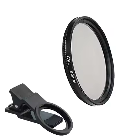 52mm ND2-400 Filter Filter Clip Plastic Filter 52mm CPL Phone Holder Camera Lens Filter For iPhone 1
