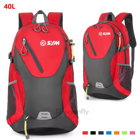 For SYM JP150 GR125 fiddle 3 FNX150 maxsym 400i 600i Racing travel Men waterproof Backpack Bag Motor