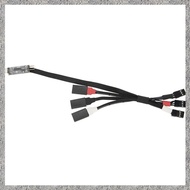 (E M K O) RC Car Upgrade 4WS Control Board Servo Control Cable Kit  for SCX24 TRX4M DVC10 RC Car Upg