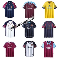 Top quality West Ham United retro home away Soccer jersey