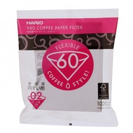 Hario V60 White Paper Filters Size No01/02 (100 sheets)