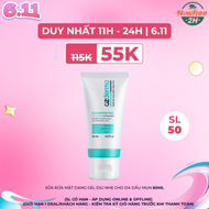 Sữa Rửa Mặt Azderma Dạng Gel Dịu Nhẹ Cho Da Dầu Mụn 60ml