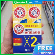 ARM & HAMMER | ยาสีฟัน Arm & Hammer ดูแลฟัน สีขาว สปาร์กลอ 121 กรัม x 2 ชิ้น