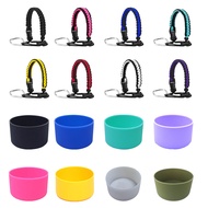 Hydroflask Boot Aquaflask Rope Tumbler Silicone Boot 9/7.5cm Paracord Bottle Protective Accessories