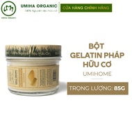 Bột Gelatin hữu cơ UMIHOME nguyên chất 135G | Đắp mặt nạ cấp ẩm dưỡng da trắng hồng