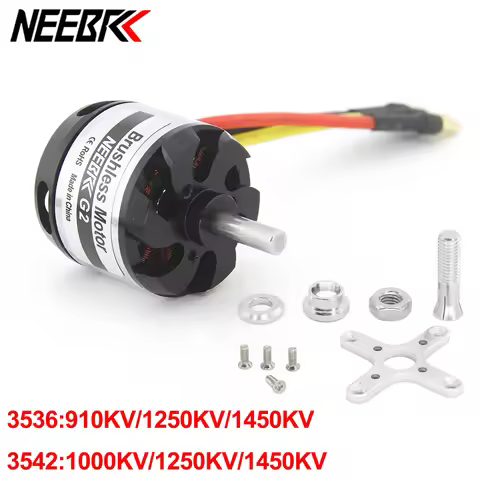 NEEBRC 3536 3542 1250KV 1450KV Outrunner Brushless Motor for RC Plane Fixed-wing FPV Racing Drone He