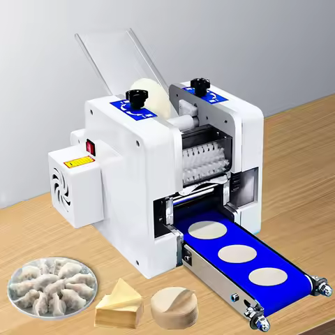 Electric 60-90mm Samosa Dumpling Wrapper Making Maker Machine/ Dough Presser Gyoza Empanada Wrapper