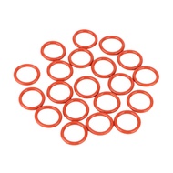 pikdsg Silicone Ring Amp, Good Damping Effect Tube Damper 20pcs High Temp Resistant Orange  for 12AX