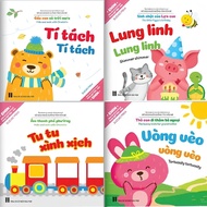 Book (Combo of 5 books) Ehon for Children 0-3-6 Years Old - Bilingual Vietnamese and English - Nurtu
