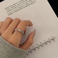 [vingt-?]oracle 2 Ring Silver Ring Adjustable Ring
