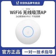 【秀秀】UBNT UniFi U6-Lite U6-LR雙頻千兆無線吸頂APWiFi6覆蓋漫游