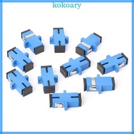 KOK 10PCS SC UPC Fiber  Adapter SC Fiber  Flange SC UPC Connector