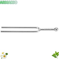 IARMARIOQR 2PCS Tuning Fork, 440Hz Standard A 440Hz Tuning Fork, Convenient Silver Color Steel Tuner