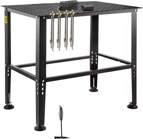 BestsellerBig deal Welding Table 36" x 24", 800LBS Capacity Welding Workbench Table, Heavy-Duty Work