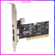 3 Port IEEE 1394 Firewire Card PCI Firewire Adapter IEEE 1394 PCI Controller Card for Desktop PC dia