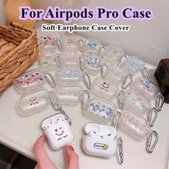 READY STOCK!  For Airpods Pro Case Fresh violet flower pattern for Airpods Pro Casing Soft Earphone Case Cover