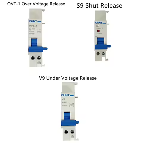 CHINT OVT-1 S9 V9 XF9 XF9J OUVT-1 Shut Accessories For MCB NB1 NB1L