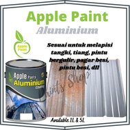 🍏5L Apple Anti-Rust Aluminium Coating ⛓⛓ Cat Pencegah karat / Untuk pagar besi / pintu besi / tiang dll ⛓⛓