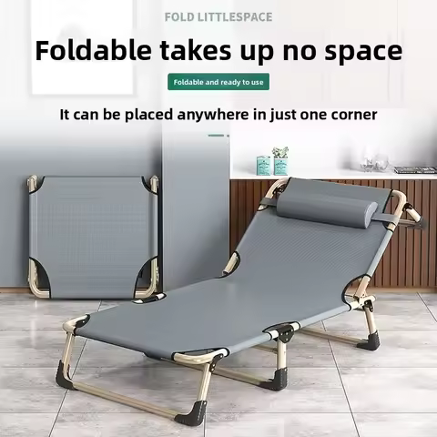 Folding Bed for Sitting or Lying Down, Nap Time Tool, Folding Sleeping Chair, Single Companion, Marc