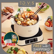 Automatic lifting electric hotpot multifunctional electric heating integrated [FREE GIFT available]