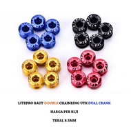 Chain Bolts Litepro Double Crank ColorRing Bolts ChainRing