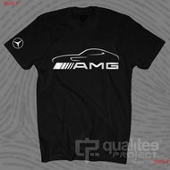 เสื้อยืดแขนสั้น- Sort.V 2021 Amg Mercedes Logo Racing C25 Gt Gtr A45 G63 Ss Oversized Man Tops Chic 