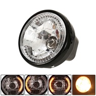 Moto Lupo Motorcycle Headlight Yellow Universal Motorcycle Headlight Turn Signal Light
