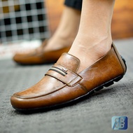 SABANG - SEPATU MOCASIN PRIA PANTOFEL SLIP ON KULIT FORMAL KERJA KANTOR FLADEO