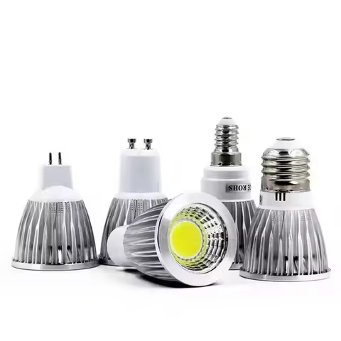 LED light 9W 12W 15W 20W COB MR16 GU10 E27 E14 LED downlight Sportlight lamp High Power bulb MR16 E2