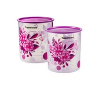 TUPPERWARE CAMELLIA ONE TOUCH CANISTER LARGE 4.3L (2pcs)