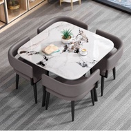 MUSE Design JUNIPER Space Saver 4 Seater Dining Set-Grey