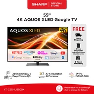 SHARP 55" / 65" AQUOS XLED Google TV - 4T-C55HU8500X / 4T-C65HU8500X