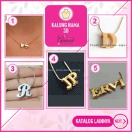 3D name necklace