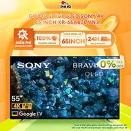 [TRẢ GÓP 0%] Google Tivi OLED Sony 4K 65 inch XR-65A80L - Remote tích hợp micro tìm kiếm bằng giọng 